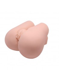 Реалистичный мастурбатор с вибрацией и двумя тоннелями - вагиной и анусом - Baile - в Реутове купить с доставкой