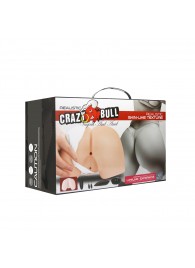 Вагина и попка с вибрацией CRAZY BULL - Baile - в Реутове купить с доставкой
