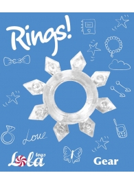Прозрачное эрекционное кольцо Rings Gear - Lola Games - в Реутове купить с доставкой