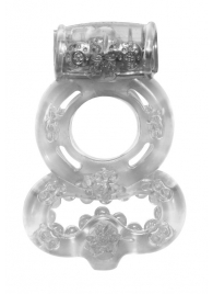 Прозрачное эрекционное кольцо Rings Treadle с подхватом - Lola Games - в Реутове купить с доставкой