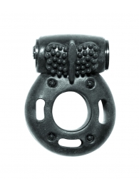 Черное эрекционное кольцо с вибрацией Rings Axle-pin - Lola Games - в Реутове купить с доставкой