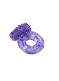Фиолетовое эрекционное кольцо с вибрацией Rings Axle-pin - Lola Games - в Реутове купить с доставкой