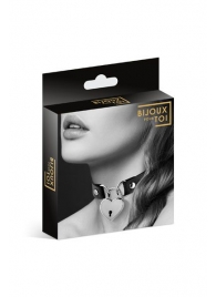 Черный чокер с замком в форме сердца - Bijoux Pour Toi - купить с доставкой в Реутове