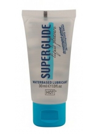 Гель-смазка на водной основе для чувствительной кожи Superglide - 30 мл. - HOT - купить с доставкой в Реутове
