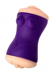 Двухсторонний мастурбатор JOS YARA в фиолетовой колбе - JOS - в Реутове купить с доставкой