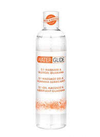 Гель-смазка 2-в-1 MASSAGE   LUBRICANT GUARANA - 300 мл. - Waterglide - купить с доставкой в Реутове