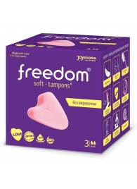 Женские гигиенические тампоны без веревочки FREEDOM mini - 3 шт. - Freedom - купить с доставкой в Реутове