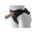 Черный пояс-трусики с двумя насадками Soft-Dolli - 16,5 и 10,5 см. - LOVETOY (А-Полимер) - купить с доставкой в Реутове