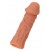 Телесная реалистичная насадка KOKOS Extreme Sleeve 05 с дополнительной стимуляцией - 12,7 см. - KOKOS - в Реутове купить с доставкой