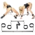 Комплект наручников и наножников с распорками Spread  em Bar and Cuff Set - Pipedream - купить с доставкой в Реутове