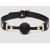 Черный кляп-шар Bound to You Faux Leather Ball Gag - Fifty Shades of Grey - купить с доставкой в Реутове