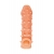 Телесная закрытая насадка с пупырышками Cock Sleeve Size M - 15,6 см. - KOKOS - в Реутове купить с доставкой