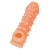 Телесная закрытая насадка с пупырышками Cock Sleeve Size L - 17,6 см. - KOKOS - в Реутове купить с доставкой