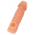 Телесная закрытая насадка с шершавой головкой Cock Sleeve Size M - 15,6 см. - KOKOS - в Реутове купить с доставкой