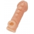 Телесная закрытая насадка с шишечками Cock Sleeve Size L - 17,6 см. - KOKOS - в Реутове купить с доставкой