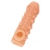 Телесная закрытая насадка с пучками шишечек Cock Sleeve Size M - 15,6 см. - KOKOS - в Реутове купить с доставкой