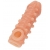 Телесная закрытая насадка с шариками Cock Sleeve Size S - 13,8 см. - KOKOS - в Реутове купить с доставкой
