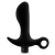 Черный анальный вибратор Silicone Vibrating Prostate Massager 01 - 10,8 см. - Blush Novelties - в Реутове купить с доставкой