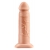 Телесный реалистичный фаллоимитатор с полостью Silicone Hollow Extension - 20 см. - Pipedream - купить с доставкой в Реутове
