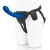 Синяя насадка Remote Control P-Spot G-Spot с черными трусиками - 20 см. - Pegasus - купить с доставкой в Реутове