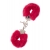 Металлические наручники с красной меховой опушкой METAL HANDCUFF WITH PLUSH RED - Dream Toys - купить с доставкой в Реутове