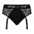 Черные трусики для насадок Diva Lingerie Harness - size L - Strap-on-me - купить с доставкой в Реутове