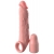 Телесная насадка-удлинитель 2 Inch Silicone X-tension with Strap - 20,3 см. - Pipedream - в Реутове купить с доставкой