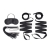 Эротический набор 4PC Bondage Bed Strap   Flogger Kit - Lux Fetish - купить с доставкой в Реутове