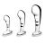 Набор из 3 стальных стимуляторов простаты Stainless Steel P-spot Training Set - b-Vibe - в Реутове купить с доставкой