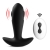 Черный массажер простаты с вибрацией, эффектом маятника и пультом ДУ - Secwell - в Реутове купить с доставкой