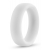 Белое люминесцентное эрекционное кольцо Silicone Glo Cock Ring - Blush Novelties - в Реутове купить с доставкой