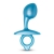 Голубая анальная пробка для массажа простаты Bulb Silicone Prostate Plug - 10,7 см. - b-Vibe - в Реутове купить с доставкой