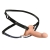 Телесный полый страпон 2  Erection 28X Smooth Vibrating Silicone Penis Sheath - 16 см. - XR Brands - купить с доставкой в Реутове