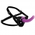 Лиловый поясной страпон Navigator Silicone G-Spot Dildo with Harness - 17,8 см. - XR Brands - купить с доставкой в Реутове
