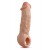 Телесная насадка-удлинитель Intrepid 9.25 Inch Realistic Penis Extender Sleeve - 23,5 см. - Blush Novelties - в Реутове купить с доставкой