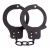 Чёрные наручники из листового металла BONDX METAL CUFFS BLACK - Dream Toys - купить с доставкой в Реутове
