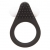 Чёрное эрекционное кольцо LIT-UP SILICONE STIMU RING 1 BLACK - Dream Toys - в Реутове купить с доставкой