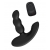 Черный силиконовый стимулятор простаты Levett Nitoc с пультом ДУ - Levett - в Реутове купить с доставкой
