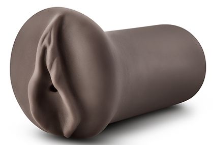 Коричневый мастубратор-вагина Nicole s Kitty - Blush Novelties - в Реутове купить с доставкой