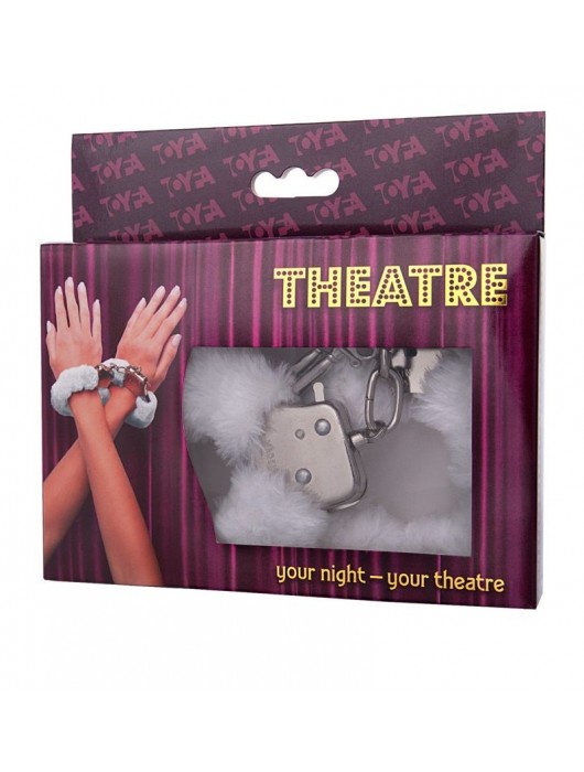 Наручники с белой меховой опушкой - ToyFa - купить с доставкой в Реутове