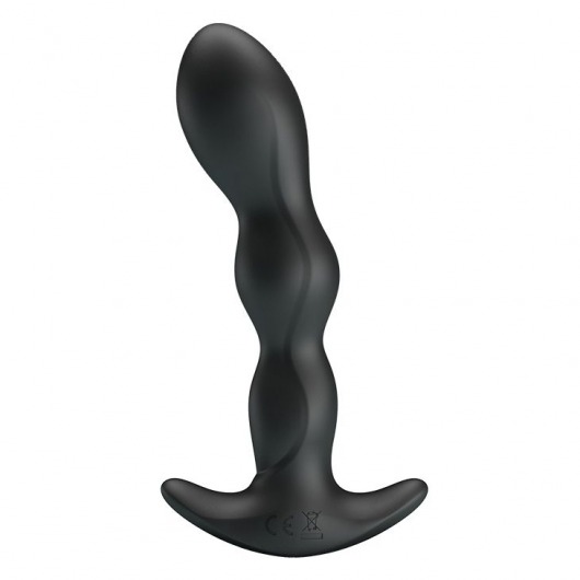 Черный анальный стимулятор простаты с вибрацией Special Anal Massager - 14,5 см. - Baile - в Реутове купить с доставкой