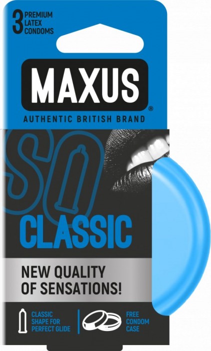 Классические презервативы в железном кейсе MAXUS Classic - 3 шт. - Maxus - купить с доставкой в Реутове