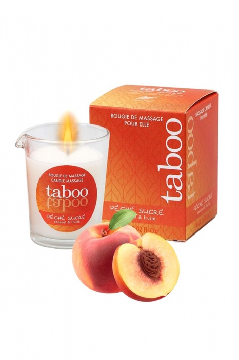 Массажное аромамасло с афродизиаками для женщин RUF Taboo Peche sucre - 60 гр. - RUF - купить с доставкой в Реутове