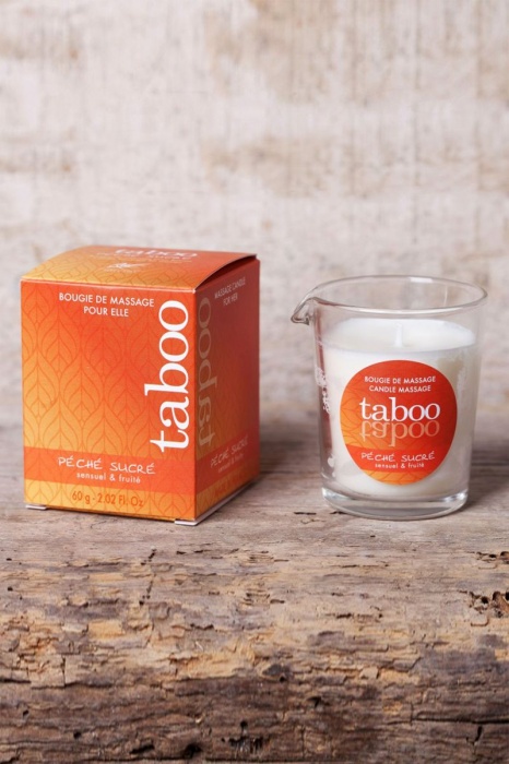 Массажное аромамасло с афродизиаками для женщин RUF Taboo Peche sucre - 60 гр. - RUF - купить с доставкой в Реутове