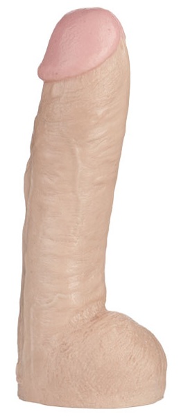 Огромная насадка-реалистик Vac-U-Lock Realistic Hung - 31,7 см. - Doc Johnson - купить с доставкой в Реутове