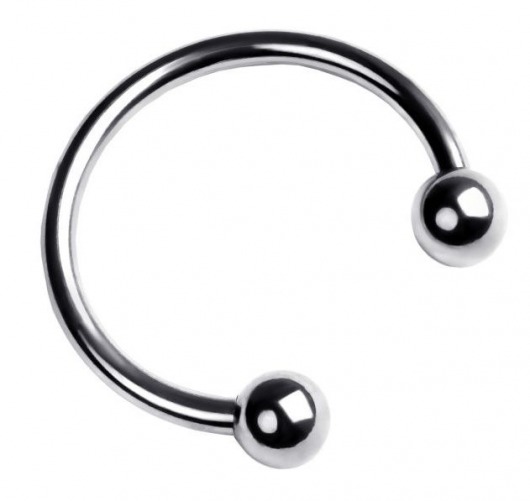 Серебристая подкова на головку пениса - ToyFa - купить с доставкой в Реутове