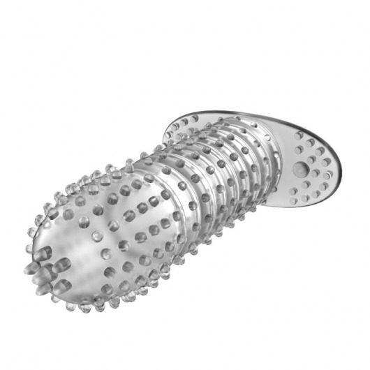 Закрытая прозрачная насадка Crystal sleeve - 12 см. - Erowoman-Eroman - в Реутове купить с доставкой