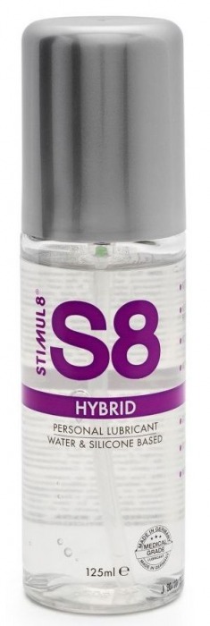 Интимная смазка на водно-силиконовой основе S8 Hybrid - 125 мл. - Stimul8 - купить с доставкой в Реутове