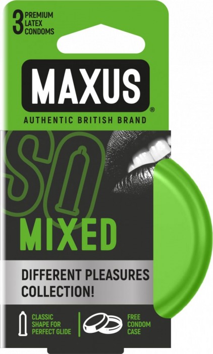 Презервативы в железном кейсе MAXUS Mixed - 3 шт. - Maxus - купить с доставкой в Реутове
