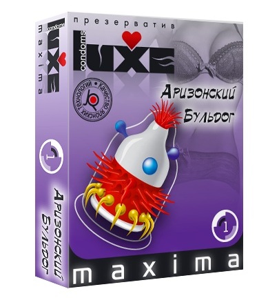 Презерватив LUXE Maxima  Аризонский Бульдог  - 1 шт. - Luxe - купить с доставкой в Реутове